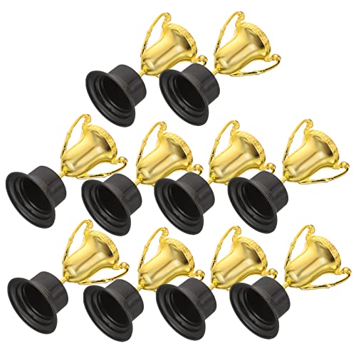 HANABASS 10 Stück Trophäe Mini Preisträger Party Spielzeuge Preisverleihung Massenspielzeug Für Preise Spielpreis Siegerpokal Als Golden Plastik von HANABASS