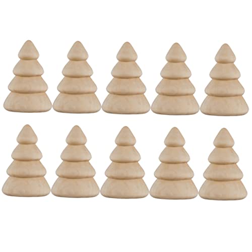 HANABASS 10 Stück Unfertige Holz Bäume DIY Mini Holz Baum Dekoration für Weihnachten Basteln Gestaltung von Einzigartigen Wohnaccessoires HANABASS 10 Stück Unfertige Holz Bäume DIY Mini Holz Baum Dekoration für Weihnachten Basteln Gestaltung von Einzigartigen Wohnaccessoires von HANABASS