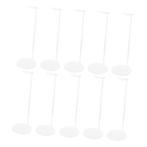 HANABASS 10 Stück Verstellbare Puppenständer Transparent Figurenhalter Modellständer für Sammlerpuppen und Actionfiguren Anpassbar für Verschiedene und Posen HANABASS 10 Stück Verstellbare Puppenständer Transparent Figurenhalter Modellständer für Sammlerpuppen und Actionfiguren Anpassbar für Verschiedene und Posen von HANABASS