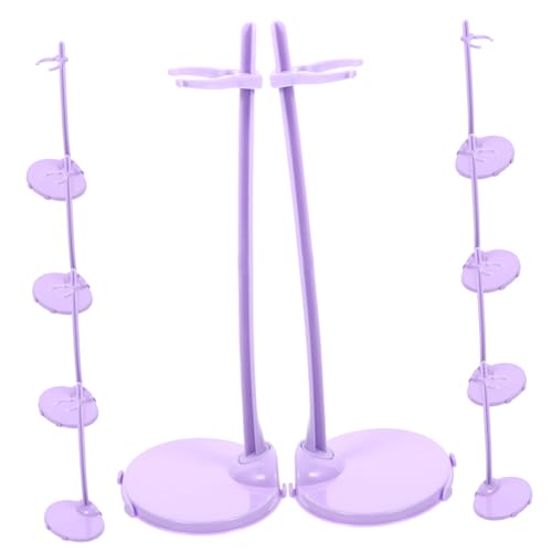 HANABASS 10Stücke Puppenständer Verstellbare Puppenhalterung Stabile Unterstützung für Puppen Display Puppenregal für Actionfiguren und Handarbeiten Zartem von HANABASS