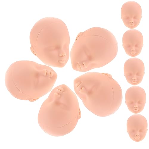HANABASS 10Stücke Teiliges Puppenköpfe für DIY Basteln und Make Up Übungen Langlebige Puppenteile für Kreative Projekte für Dekoration von HANABASS