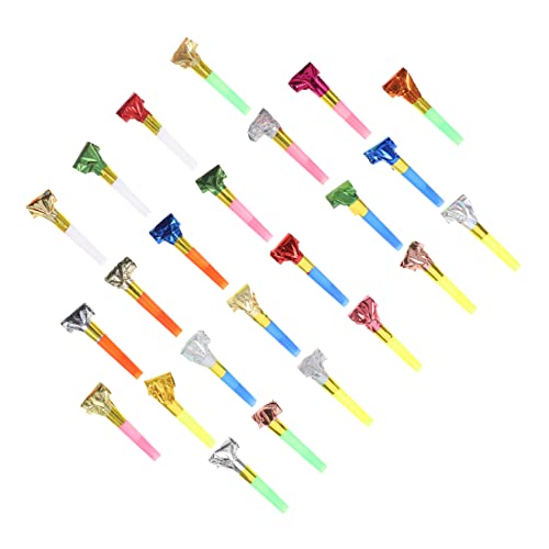 HANABASS 110Stücke Pfeife Blowouts Party Lärmmacher für Karneval Hochzeiten und Feiertage Umweltfreundliches Kunststoffspielzeug für Ausgelassene Feiern HANABASS 110Stücke Pfeife Blowouts Party Lärmmacher für Karneval Hochzeiten und Feiertage Umweltfreundliches Kunststoffspielzeug für Ausgelassene Feiern von HANABASS
