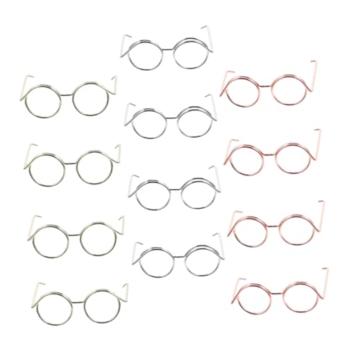HANABASS 12 Stück Brillen Spielzeugzubehör Kleine Puppendekoration Puppen Mini Sonnenbrille Puppenbrille Drahtbrille Puppenbrille DIY Puppenbrille Puppen Anziehzubehör Puppen HANABASS 12 Stück Brillen Spielzeugzubehör Kleine Puppendekoration Puppen Mini Sonnenbrille Puppenbrille Drahtbrille Puppenbrille DIY Puppenbrille Puppen Anziehzubehör Puppen von HANABASS