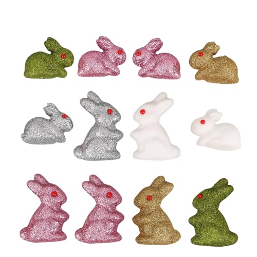 HANABASS 12 Stück Kaninchen-Verzierung Osterhasen-Tischverzierung Hasenstatuen Osterhase Tischdekoration Tischmittelstücke Osterpartydekorationen Hasenfiguren Schaum HANABASS 12 Stück Kaninchen-Verzierung Osterhasen-Tischverzierung Hasenstatuen Osterhase Tischdekoration Tischmittelstücke Osterpartydekorationen Hasenfiguren Schaum von HANABASS