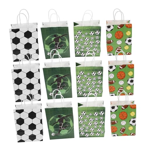 HANABASS 12 Stück Kraftpapiertüten Geschenktüten Goodie Bags Fußball Goodie Bags Party Geschenktüten Fußball Leckerli Taschen Fußball Leckerli Taschen Papier Fußball Party HANABASS 12 Stück Kraftpapiertüten Geschenktüten Goodie Bags Fußball Goodie Bags Party Geschenktüten Fußball Leckerli Taschen Fußball Leckerli Taschen Papier Fußball Party von HANABASS