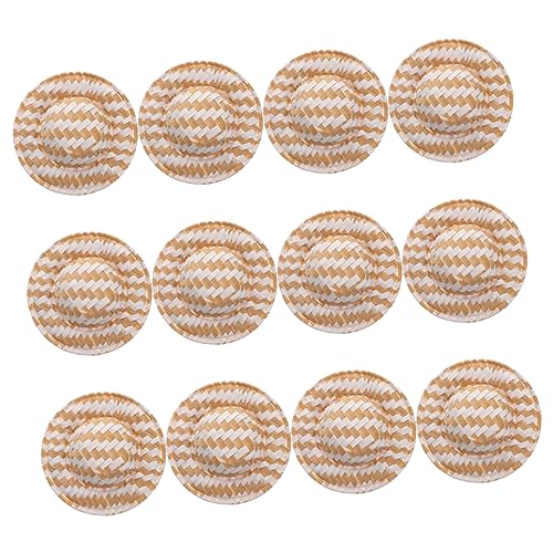 HANABASS 12 Stück Puppenhandwerk Gewebter Hut Mini Hut Schmuck Gewebte Kappen Puppenhaus Webhut Ornament Mini Hut DIY Requisite Mini Puppenhüte Mini Hüte DIY Bastelhüte HANABASS 12 Stück Puppenhandwerk Gewebter Hut Mini Hut Schmuck Gewebte Kappen Puppenhaus Webhut Ornament Mini Hut DIY Requisite Mini Puppenhüte Mini Hüte DIY Bastelhüte von HANABASS