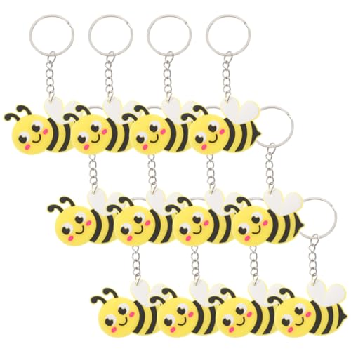 HANABASS 12 Stück Teiliges Bienen Schlüsselanhänger Metal Keychain mit Cartoon Bienen Anhänger als Taschen Dekoration oder für Bienenfreunde HANABASS 12 Stück Teiliges Bienen Schlüsselanhänger Metal Keychain mit Cartoon Bienen Anhänger als Taschen Dekoration oder für Bienenfreunde von HANABASS