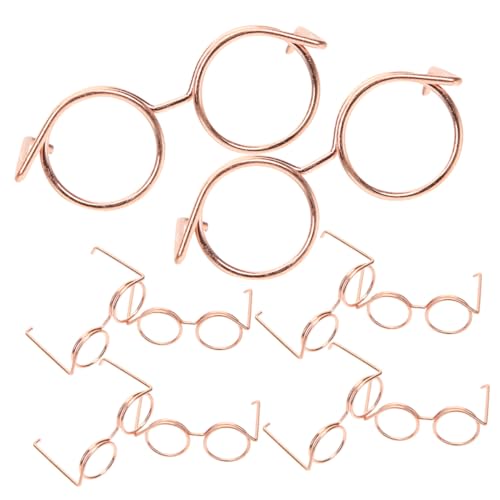 HANABASS 12 Stück Teiliges Mini Brillen für Puppen aus Metall Draht ohne Gläser Leichte Strapazierfähige Accessoires zum Basteln und Ankleiden von Puppen für Sammler und DIY Dekorationen HANABASS 12 Stück Teiliges Mini Brillen für Puppen aus Metall Draht ohne Gläser Leichte Strapazierfähige Accessoires zum Basteln und Ankleiden von Puppen für Sammler und DIY Dekorationen von HANABASS