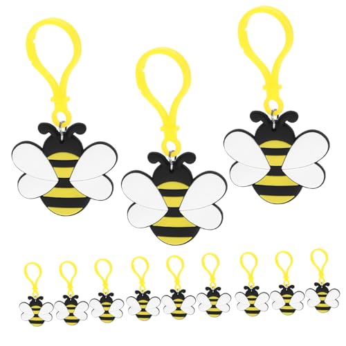 HANABASS 12 Stück Teiliges Niedliche Bienen Schlüsselanhänger mit Charm Leichte Anhänger für Taschen Rucksäcke Schlüssel Praktische Deko für Party und Farblich Sortiert Zufällige Farbe HANABASS 12 Stück Teiliges Niedliche Bienen Schlüsselanhänger mit Charm Leichte Anhänger für Taschen Rucksäcke Schlüssel Praktische Deko für Party und Farblich Sortiert Zufällige Farbe von HANABASS