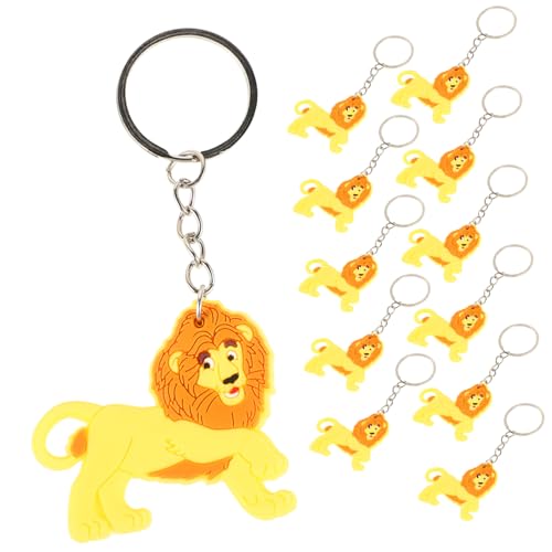 HANABASS 12 Stück Teiliges Schlüsselanhänger Tierform Anhänger für Partygeschenk oder Mitgebsel Dekorative Taschenanhänger für Rucksäcke und Handtaschen von HANABASS