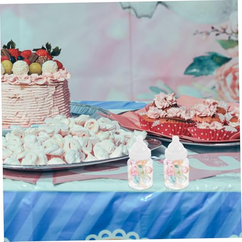HANABASS 12 Stück Teiliges Wiederverwendbare Transparente Flaschenform Süßigkeitenboxen für Babyparty Geburtstagsdeko Kreative Candy Wrapping Boxes mit Großem Fassungsvermögen Party von HANABASS