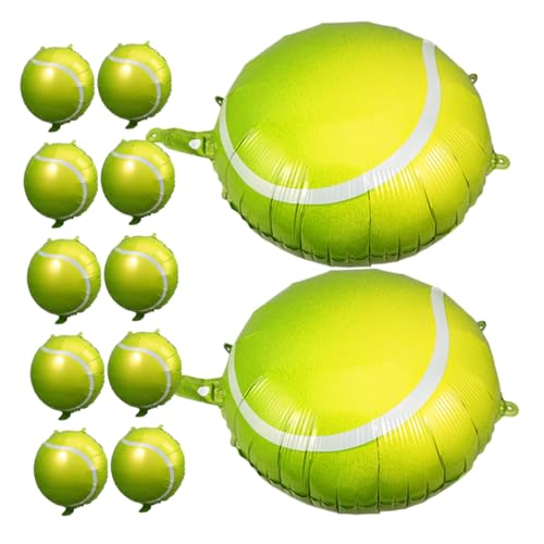 HANABASS 12 Stück Tennisballons Blau Tennis Geburtstagsparty Dekorationen Themenlink „Happy Birthday“ Tischtennis Hängendes Tennisdekor Große Ballons Folienballons Party Rosa HANABASS 12 Stück Tennisballons Blau Tennis Geburtstagsparty Dekorationen Themenlink „Happy Birthday“ Tischtennis Hängendes Tennisdekor Große Ballons Folienballons Party Rosa von HANABASS