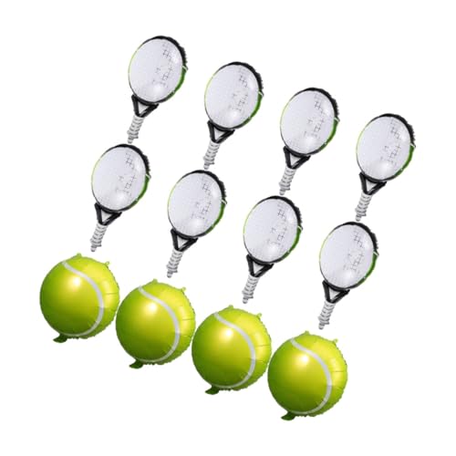 HANABASS 12stücke Tennisball Luftballons Grüne Tennis Deko Für Sport-events Geburtstagspartys Und Sommerfeiern Mit Aufhängehöhlen Für Kreative Dekoration von HANABASS