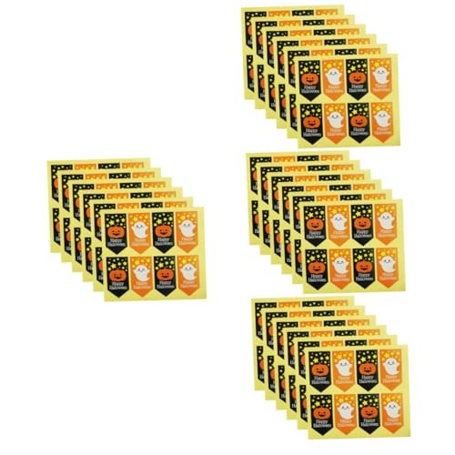 HANABASS 120 Stck. Teiliges Halloween Sticker mit Niedlichen Kürbis und Motiven Selbstklebend Stark Haftend Vielseitig für Geschenkverpackung Briefversiegelung und Partydekoration Geeignet HANABASS 120 Stck. Teiliges Halloween Sticker mit Niedlichen Kürbis und Motiven Selbstklebend Stark Haftend Vielseitig für Geschenkverpackung Briefversiegelung und Partydekoration Geeignet von HANABASS