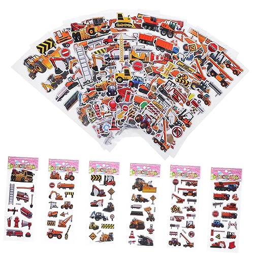 HANABASS 12Stücke Teiliges Sticker Set mit Fahrzeugmotiven für Jungen und Mädchen Cartoon Autoaufkleber für Bagger LKW und Mehr für Kreative Bastelprojekte Mitgebsel HANABASS 12Stücke Teiliges Sticker Set mit Fahrzeugmotiven für Jungen und Mädchen Cartoon Autoaufkleber für Bagger LKW und Mehr für Kreative Bastelprojekte Mitgebsel von HANABASS