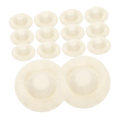 HANABASS 15 Stück Teiliges Miniatur Doll Hats DIY Puppenhüte aus Kleine Vielseitige Mini Hüte für Bastelprojekte Dekoration für Geburtstage Weihnachten und Besondere Anlässe von HANABASS