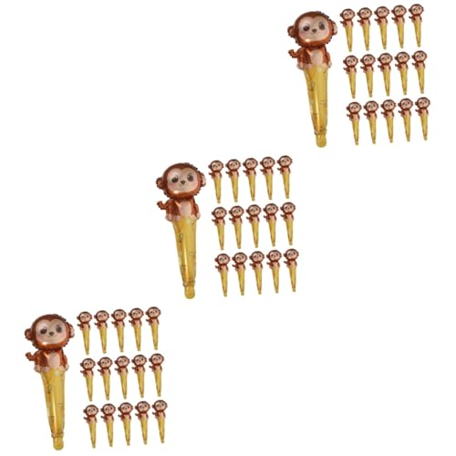 HANABASS 150 Stck. Teiliges Monkey Handheld Party Ballons aus Aluminiumfolie Aufblasbare Tier Party Deko mit Tiermotiv Wiederverwendbare Inflatable Sticks für Geburtstagsfeier und Festliche HANABASS 150 Stck. Teiliges Monkey Handheld Party Ballons aus Aluminiumfolie Aufblasbare Tier Party Deko mit Tiermotiv Wiederverwendbare Inflatable Sticks für Geburtstagsfeier und Festliche von HANABASS