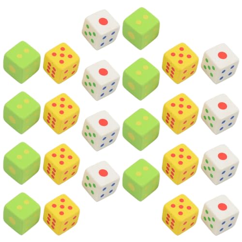 HANABASS 18 Sätze Radiergummis Farbige Würfel Radiergummis für Niedliche Formen Schulmaterial Zufällige Farben pro Set Zufällige Farbe Zufällige Farbe von HANABASS