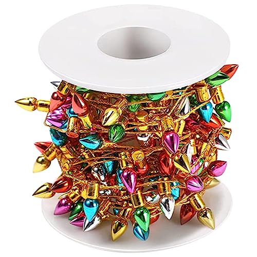 HANABASS 1Rolle DIY Lampenperlen Goldlinie Plastiklampenperlen für Kreative Weihnachtsdekoration Langlebig und Vielseitig Einsetzbar für Schmuckherstellung und Partyzubehör HANABASS 1Rolle DIY Lampenperlen Goldlinie Plastiklampenperlen für Kreative Weihnachtsdekoration Langlebig und Vielseitig Einsetzbar für Schmuckherstellung und Partyzubehör von HANABASS