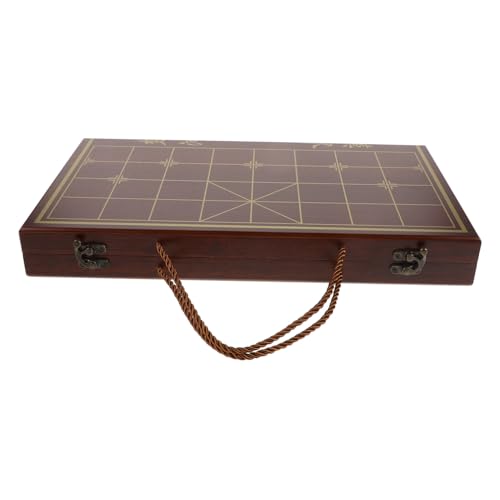 HANABASS 1Satz Reise Chinesisches Schachspiel Set mit Handgefertigten Holzfiguren und Tragbarer Schachbox Dual Use Design für Unterwegs Interaktives Schach für Erwachsene HANABASS 1Satz Reise Chinesisches Schachspiel Set mit Handgefertigten Holzfiguren und Tragbarer Schachbox Dual Use Design für Unterwegs Interaktives Schach für Erwachsene von HANABASS