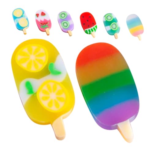 HANABASS 2 Boxen Mini Radiergummi im Eiscreme Design Süße und Praktische Radierer für Schule und Büro Sicher und Zuverlässig für Studenten als Mitgebsel und von HANABASS