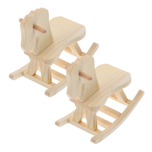 HANABASS 2 STÜCK Teiliges DIY Holz Schaukelpferd Bastelset für Sichere Holzfigur zum Bemalen und Zusammenbauen Fördert Feinmotorik als Schreibtischdekoration und Lernspielzeug HANABASS 2 STÜCK Teiliges DIY Holz Schaukelpferd Bastelset für Sichere Holzfigur zum Bemalen und Zusammenbauen Fördert Feinmotorik als Schreibtischdekoration und Lernspielzeug von HANABASS