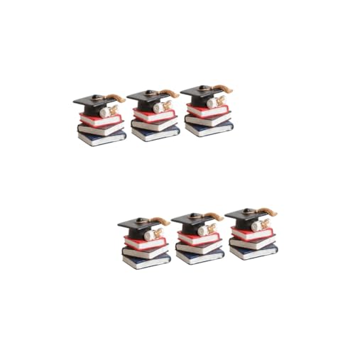 HANABASS 2 Sätze Doktorhut Und Buch Tortendeko Graduierung Cupcake Topper Für Abschlussfeiern Kreative Kuchenverzierung Für Schulabschlüsse Sichere Und Geruchsneutrale 3 Stück * 2 HANABASS 2 Sätze Doktorhut Und Buch Tortendeko Graduierung Cupcake Topper Für Abschlussfeiern Kreative Kuchenverzierung Für Schulabschlüsse Sichere Und Geruchsneutrale 3 Stück * 2 von HANABASS