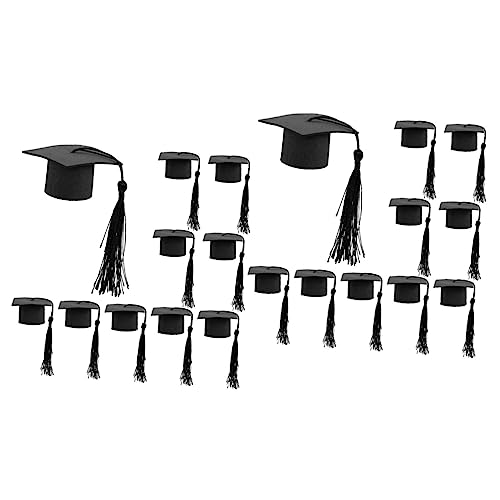 HANABASS 2 Sätze Graduation Deko Doktorhut Kuchen Dekorationen Festliche Blumenbouquets Für Abschlussfeiern Für Party Und Feiern Aus Sicherem Und Leichtem Material 10 Stück * 2 von HANABASS