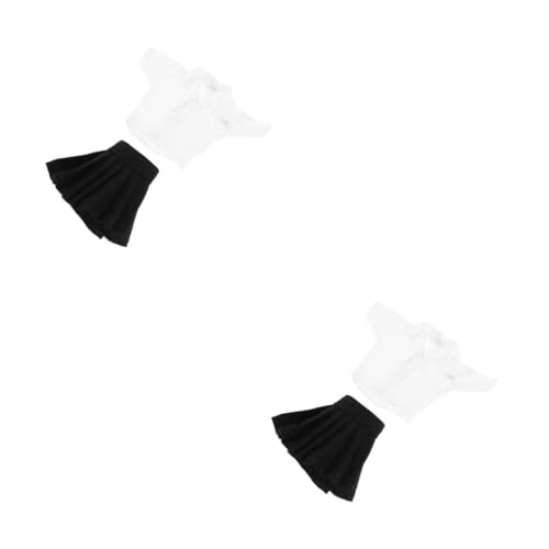 HANABASS 2 Sätze Puppen Kleidung Set Mini Schulmädchen Outfit mit Plissiertem Rock und Shirt Weiches Spielzeugkleid für Stoffpuppen Süßes Vielseitiges Puppen Outfit HANABASS 2 Sätze Puppen Kleidung Set Mini Schulmädchen Outfit mit Plissiertem Rock und Shirt Weiches Spielzeugkleid für Stoffpuppen Süßes Vielseitiges Puppen Outfit von HANABASS