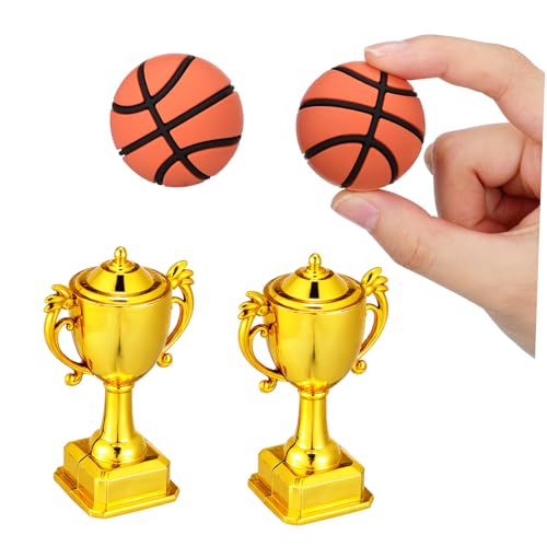 HANABASS 2 Sets Basketball-cupcake-topper: Kuchendekoration Mit Ballmotiv Für Geburtstagspartys Für Jungen – Einschließlich Mini-trophäen Und Ball-ornamenten HANABASS 2 Sets Basketball-cupcake-topper: Kuchendekoration Mit Ballmotiv Für Geburtstagspartys Für Jungen – Einschließlich Mini-trophäen Und Ball-ornamenten von HANABASS