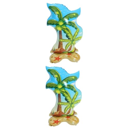 HANABASS 2 Stück Aufblasbarer Stehender Luftballon Tropischer Hawaii Party Deko Groß Für Strand Sommer Fotorequisit HANABASS 2 Stück Aufblasbarer Stehender Luftballon Tropischer Hawaii Party Deko Groß Für Strand Sommer Fotorequisit von HANABASS