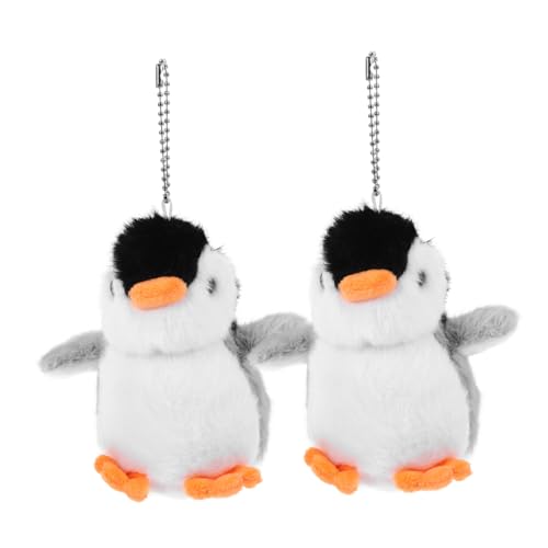 HANABASS 2 Stück Plüsch Pinguin Schlüsselanhänger Kuscheltier Anhänger Tasche Deko Weiches Stofftier für Rucksack Geldbörse Zubehör HANABASS 2 Stück Plüsch Pinguin Schlüsselanhänger Kuscheltier Anhänger Tasche Deko Weiches Stofftier für Rucksack Geldbörse Zubehör von HANABASS