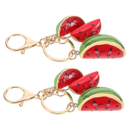 HANABASS 2 Stück Sommer Wassermelone Schlüsselanhänger Realistisches Design Aesthetic Keychain Taschenanhänger Charm für Party Dekoration und Rucksack Zubehör HANABASS 2 Stück Sommer Wassermelone Schlüsselanhänger Realistisches Design Aesthetic Keychain Taschenanhänger Charm für Party Dekoration und Rucksack Zubehör von HANABASS