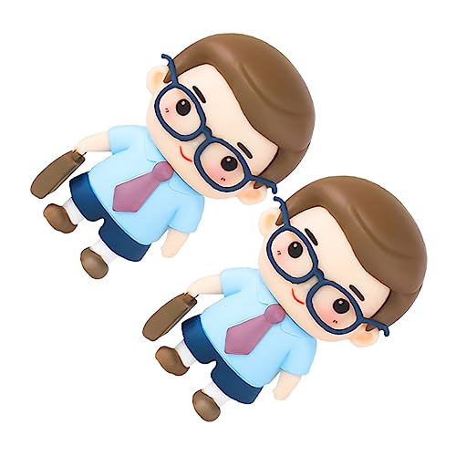 HANABASS 2 Stück Tortendeko Papa Figur Cupcake Toppers Geburtstags Dekoration für Vatertag Cake Toppers für Liebevolle und Unvergessliche Feiern HANABASS 2 Stück Tortendeko Papa Figur Cupcake Toppers Geburtstags Dekoration für Vatertag Cake Toppers für Liebevolle und Unvergessliche Feiern von HANABASS