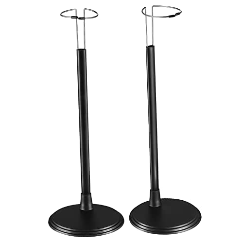 HANABASS 2 Stück höhenverstellbar schwarz doll Accessories Puppenständer für Actionfiguren Puppenständer für hoch Puppenbein Stützständer für Puppen Puppenregal Plastik Black von HANABASS