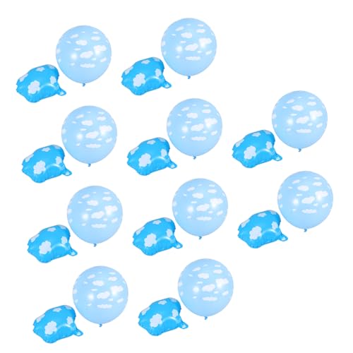 HANABASS 20 Stück Blauer Himmel Weiße Wolkenballons Dekoration Party Kleine Pastell Geburtstag Royal Wiederverwendbare Form Happy Fete Ballons Für Foliennummern Kits Bunte Kreative Ballons HANABASS 20 Stück Blauer Himmel Weiße Wolkenballons Dekoration Party Kleine Pastell Geburtstag Royal Wiederverwendbare Form Happy Fete Ballons Für Foliennummern Kits Bunte Kreative Ballons von HANABASS