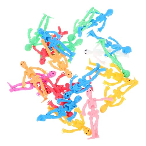 HANABASS 20 Stück Bunte Stretchy Skelett Spielzeuge Entspannungs und Druckabbau für Halloween Partys Elastische Skelette als für Erwachsene HANABASS 20 Stück Bunte Stretchy Skelett Spielzeuge Entspannungs und Druckabbau für Halloween Partys Elastische Skelette als für Erwachsene von HANABASS
