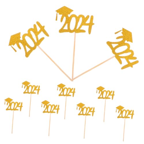 HANABASS 20 Stück Graduations Cupcake Topper mit Bachelor Hut Dekoration für Abschlussfeiern Praktische Tortendeko für Kuchen und Desserts Party Zubehörteile für Graduationssaison HANABASS 20 Stück Graduations Cupcake Topper mit Bachelor Hut Dekoration für Abschlussfeiern Praktische Tortendeko für Kuchen und Desserts Party Zubehörteile für Graduationssaison von HANABASS