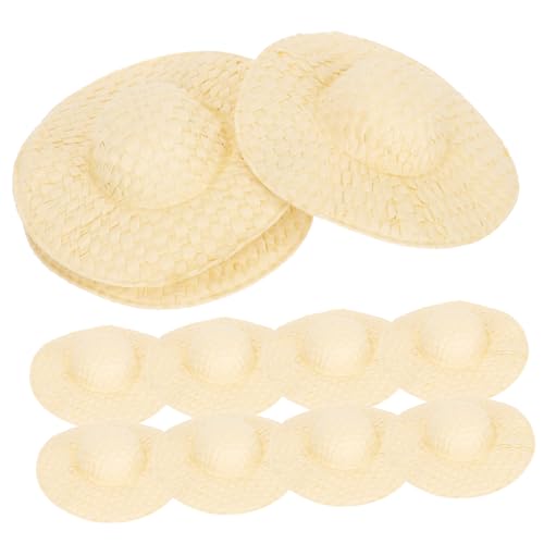 HANABASS 20 Stück Teiliges Miniatur Papier Hüte Gewebte Kleine Puppenhüte DIY Bastelaccessoires für Puppenhaus Dekoration Langlebig Glatt Vielseitig Einsetzbar Beige HANABASS 20 Stück Teiliges Miniatur Papier Hüte Gewebte Kleine Puppenhüte DIY Bastelaccessoires für Puppenhaus Dekoration Langlebig Glatt Vielseitig Einsetzbar Beige von HANABASS