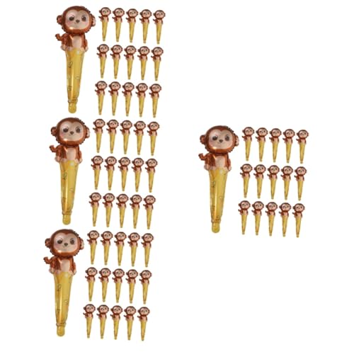 HANABASS 200 Stck. Teiliges Handgehaltener Aufblasbarer Affen Sticks Cartoon Tiermotive Party Dekoration Langlebige Cheerleading Noisemaker für Innen und Außenbereich für Geburtstage und HANABASS 200 Stck. Teiliges Handgehaltener Aufblasbarer Affen Sticks Cartoon Tiermotive Party Dekoration Langlebige Cheerleading Noisemaker für Innen und Außenbereich für Geburtstage und von HANABASS