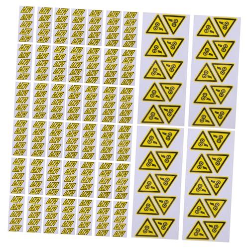 HANABASS 200 Stück Selbstklebende Maschinenwarnaufkleber mit Haftung Auffälligem Design und Handverletzungswarnung Präventive Sicherheitskennzeichnung für Industrie und Arbeitsplatz HANABASS 200 Stück Selbstklebende Maschinenwarnaufkleber mit Haftung Auffälligem Design und Handverletzungswarnung Präventive Sicherheitskennzeichnung für Industrie und Arbeitsplatz von HANABASS