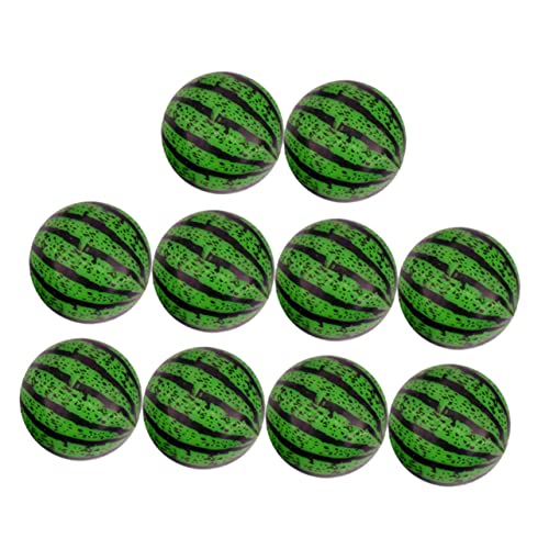HANABASS 20Stücke Bounce Balls Wassermelonen Design Umweltfreundliche für Pädagogisches für Wasserspiele und Freizeit Hochwertige Langlebige Bälle für Drinnen und Draußen von HANABASS