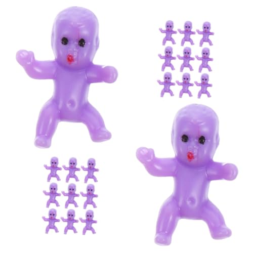 HANABASS 20Stücke Mini Kunststoffbabys für Babyparty Deko Realistische Miniaturbabys für und Feierlichkeiten von HANABASS