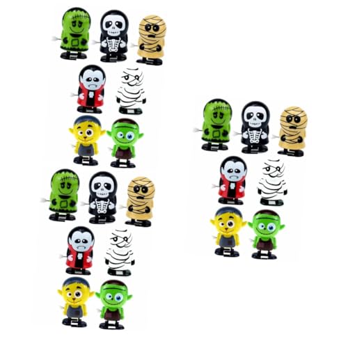 HANABASS 21 Stck. Teiliges Halloween Set für Mechanische Aufziehspielzeuge mit Lustigem Cartoon Design Leichte Springende Figuren als Kindergeburtstags Mitgebsel und Partyspaß HANABASS 21 Stck. Teiliges Halloween Set für Mechanische Aufziehspielzeuge mit Lustigem Cartoon Design Leichte Springende Figuren als Kindergeburtstags Mitgebsel und Partyspaß von HANABASS