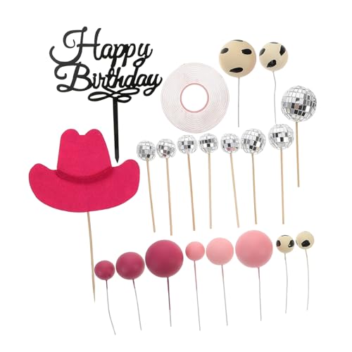 HANABASS 21 Stück Cowboyhutkuchen Mini-Cowboyhüte für Partys Geburtstagstorte Hut Mini-Westernhut Western-Party-Kuchenaufsatz Mini-Hut-Haarspange Puppenhut Papier Rosa HANABASS 21 Stück Cowboyhutkuchen Mini-Cowboyhüte für Partys Geburtstagstorte Hut Mini-Westernhut Western-Party-Kuchenaufsatz Mini-Hut-Haarspange Puppenhut Papier Rosa von HANABASS