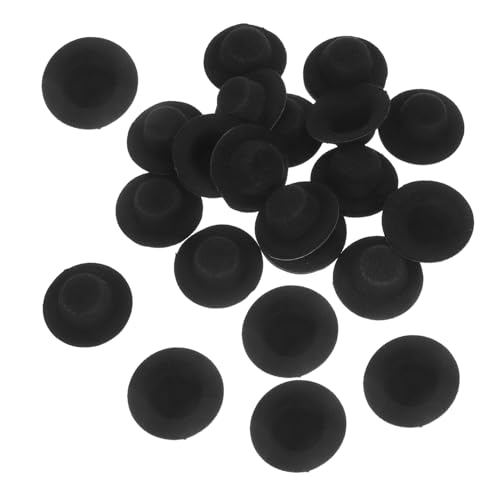 HANABASS 24 Stück Teiliges Mini Filzhut Kleine Miniatur Puppenhüte für DIY Bastelprojekte Vielseitige Schwarze Mini Zylinder als Partydeko Weihnachtsornamente und Puppenzubehör HANABASS 24 Stück Teiliges Mini Filzhut Kleine Miniatur Puppenhüte für DIY Bastelprojekte Vielseitige Schwarze Mini Zylinder als Partydeko Weihnachtsornamente und Puppenzubehör von HANABASS