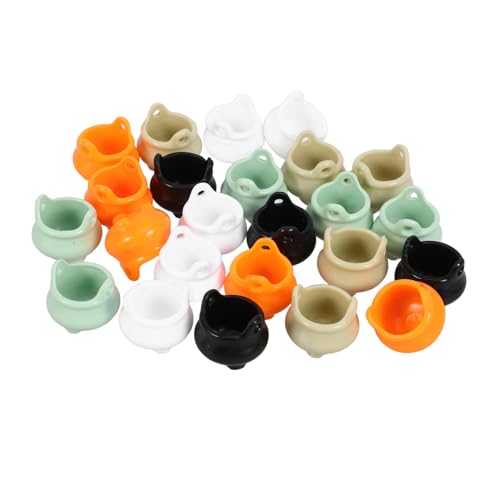 HANABASS 24 Stück winziger Kesseltopf Dekorationen drinnen Miniaturen Halloween Rauchen Mini-Halloween-Kessel Miniaturkessel Halloween Wohnkultur Mini-Hauskesseltöpfe Plastik HANABASS 24 Stück winziger Kesseltopf Dekorationen drinnen Miniaturen Halloween Rauchen Mini-Halloween-Kessel Miniaturkessel Halloween Wohnkultur Mini-Hauskesseltöpfe Plastik von HANABASS