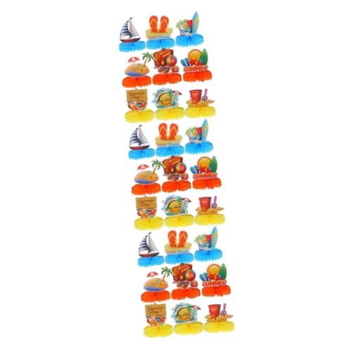 HANABASS 27 Stck. Teiliges Hawaiianisches Party Deko Papier Honigwaben Tischdekoration Tropisches Sommer Design Vielseitig für Tisch und Wand für Strand und Gartenpartys HANABASS 27 Stck. Teiliges Hawaiianisches Party Deko Papier Honigwaben Tischdekoration Tropisches Sommer Design Vielseitig für Tisch und Wand für Strand und Gartenpartys von HANABASS