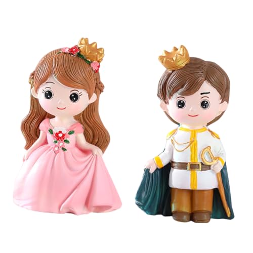 HANABASS 2Stücke Prinzessinnen Prinz Kuchendekoration Cake Topper für Geburtstagsfeiern Bezaubernde Figuren für Kinderpartys Langlebige Tortendeko Vera William HANABASS 2Stücke Prinzessinnen Prinz Kuchendekoration Cake Topper für Geburtstagsfeiern Bezaubernde Figuren für Kinderpartys Langlebige Tortendeko Vera William von HANABASS