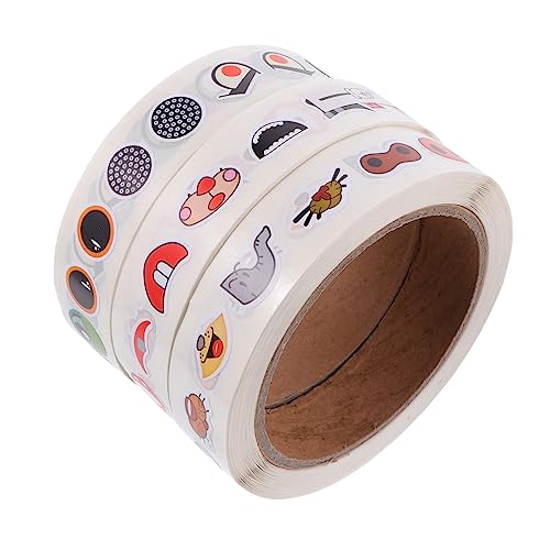 HANABASS 3 Rollen DIY Augen Nase Mund Aufkleber Selbstklebende Cartoon Sticker für Bastelprojekte Vielseitig Verwendbar für Wasserflaschen Laptops Geburtstags und Halloween Dekoration HANABASS 3 Rollen DIY Augen Nase Mund Aufkleber Selbstklebende Cartoon Sticker für Bastelprojekte Vielseitig Verwendbar für Wasserflaschen Laptops Geburtstags und Halloween Dekoration von HANABASS